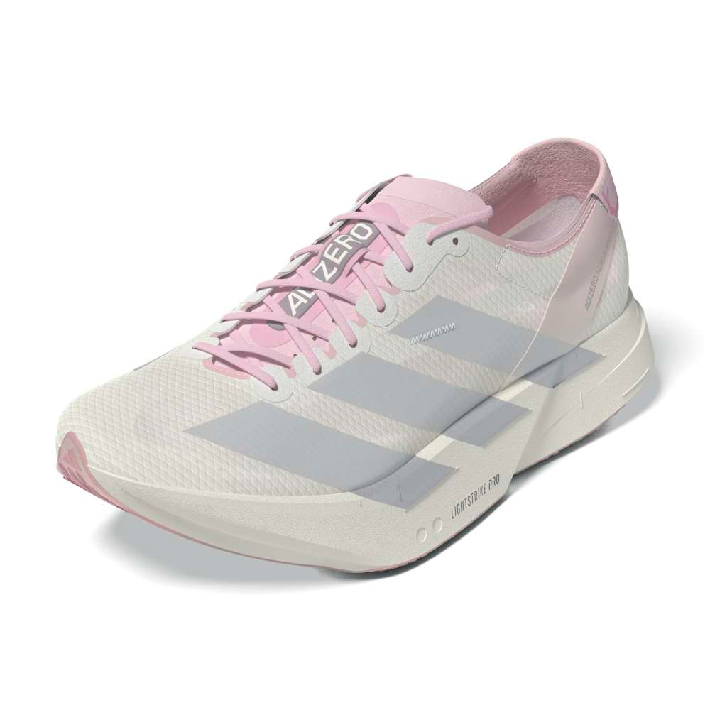 Adizero Adios Pro 4 Women's :Core White | Clear Pink
