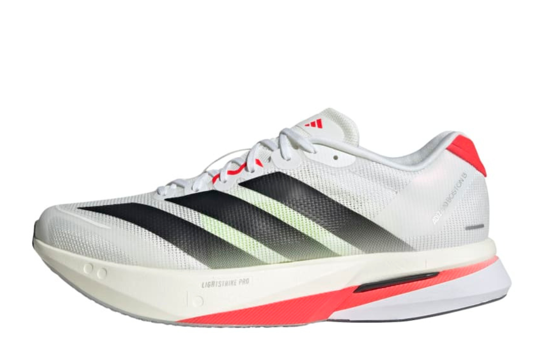 Adizero Boston 13 Men's :Cloud White | Lucid Red