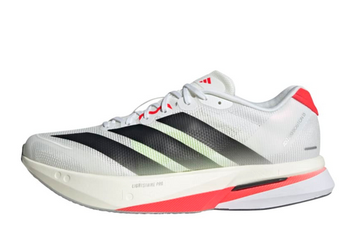 Adizero Boston 13 Men's :Cloud White | Lucid Red