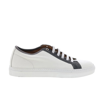 Pastori by Di Bianco Julius Mens White Leather Lifestyle Sneakers Shoes