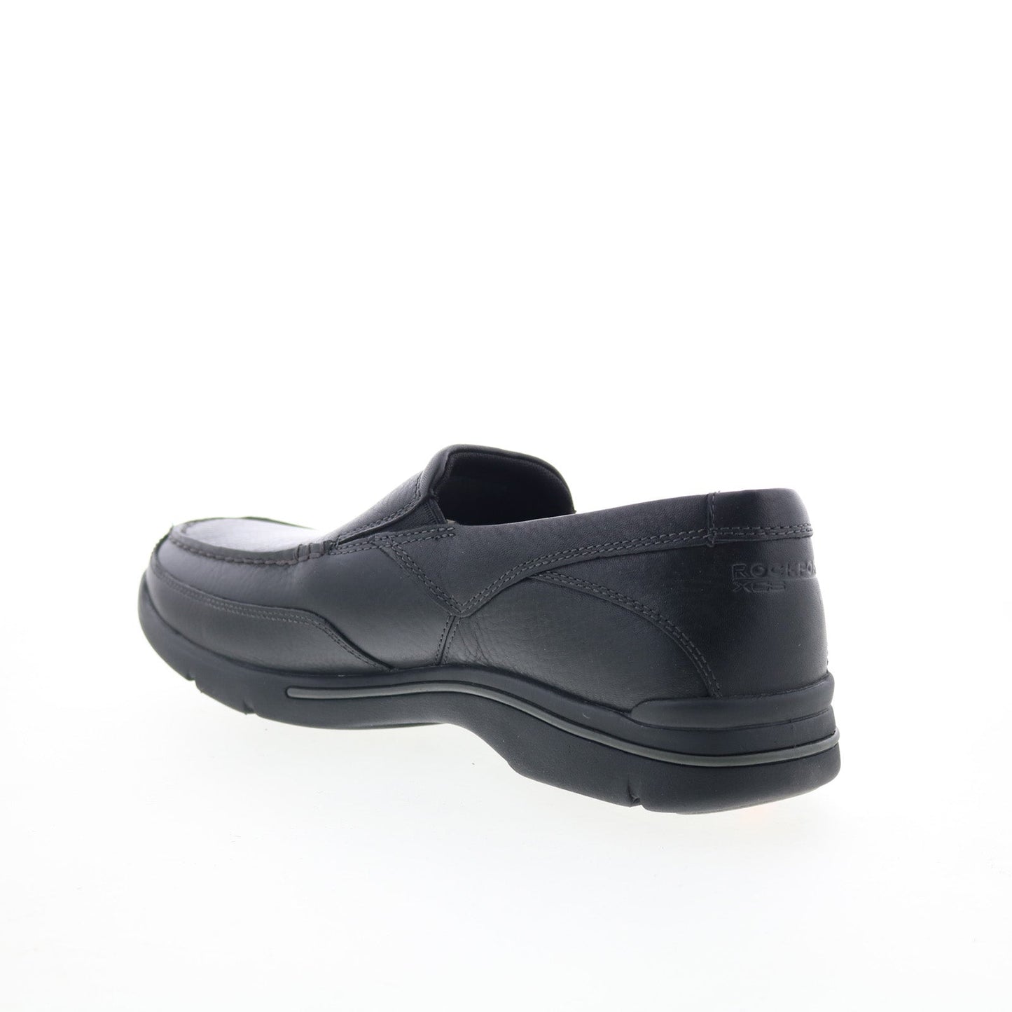 Rockport Eberdon K71228 Mens Black Leather Loafers & Slip Ons Casual Shoes