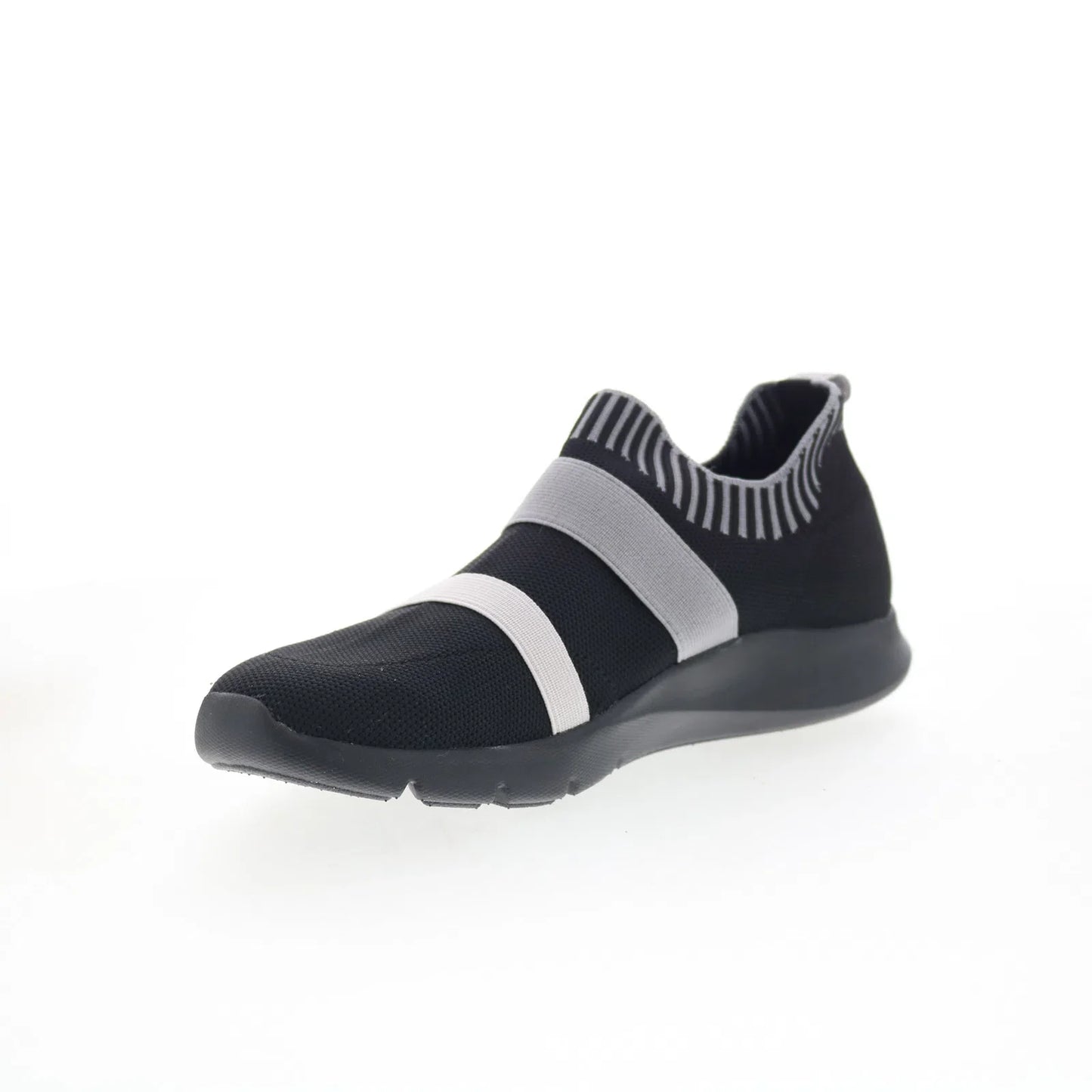 Spenco Karma Stretch SP1112BLK Womens Black Canvas Lifestyle Sneakers Shoes