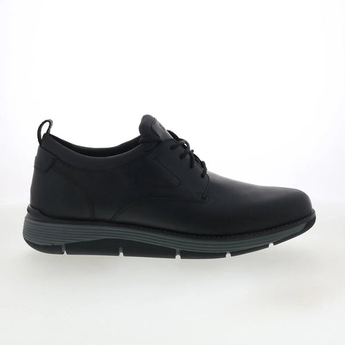 Rockport Lukah RMLUKAH Mens Black Wide Leather Lifestyle Sneakers Shoes