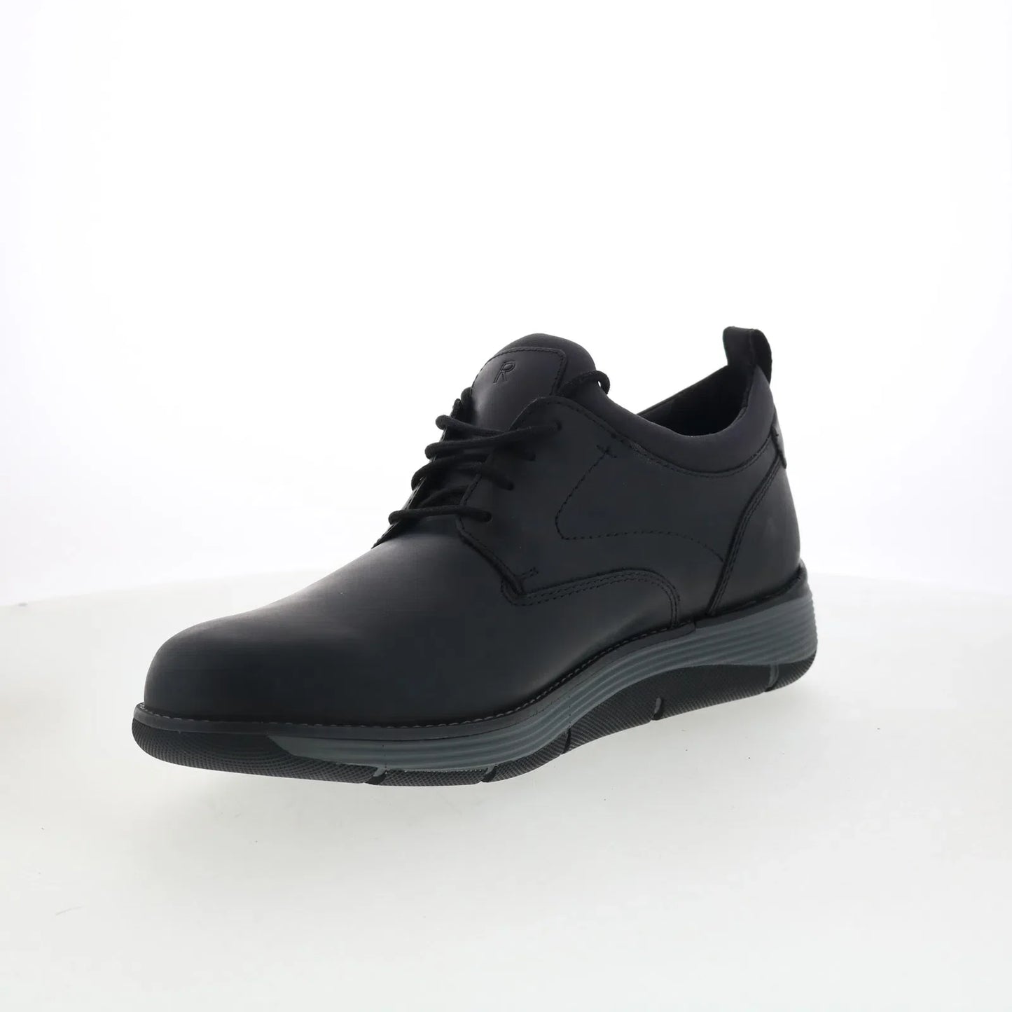 Rockport Lukah RMLUKAH Mens Black Wide Leather Lifestyle Sneakers Shoes