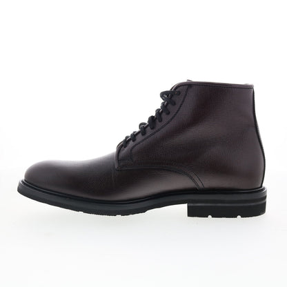 Aquatalia Renzo Waterproof M058434 Mens Brown Leather Casual Dress Boots