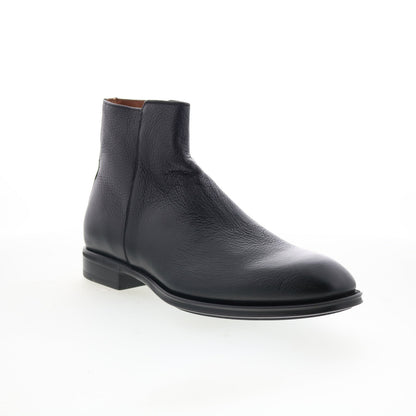 Aquatalia Daniel Waterproof M074201 Mens Black Leather Casual Dress Boots