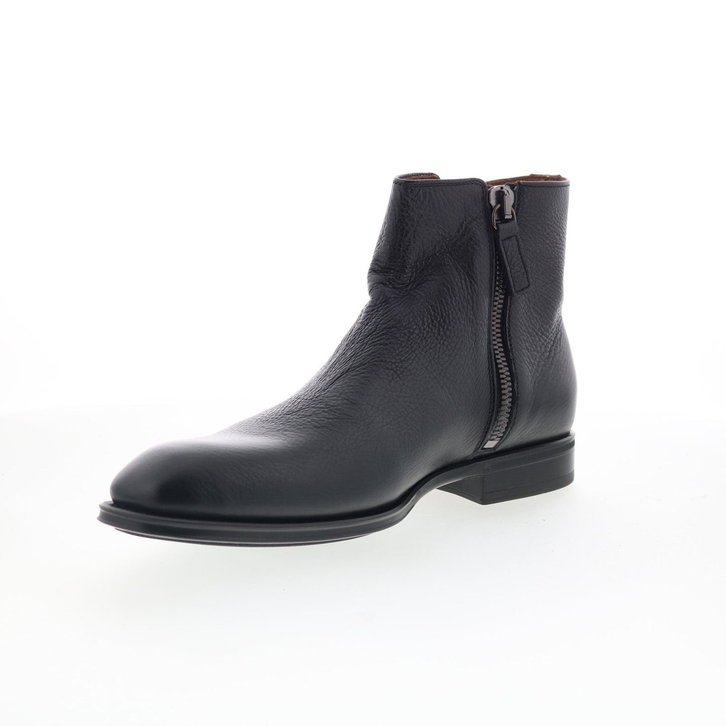 Aquatalia Daniel Waterproof M074201 Mens Black Leather Casual Dress Boots