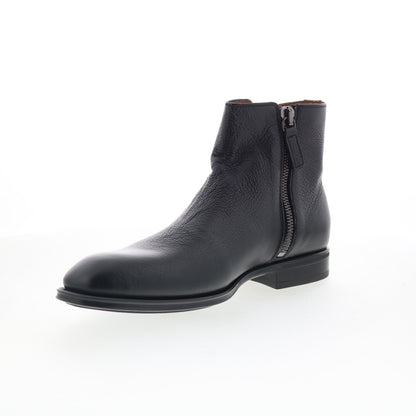 Aquatalia Daniel Waterproof M074201 Mens Black Leather Casual Dress Boots