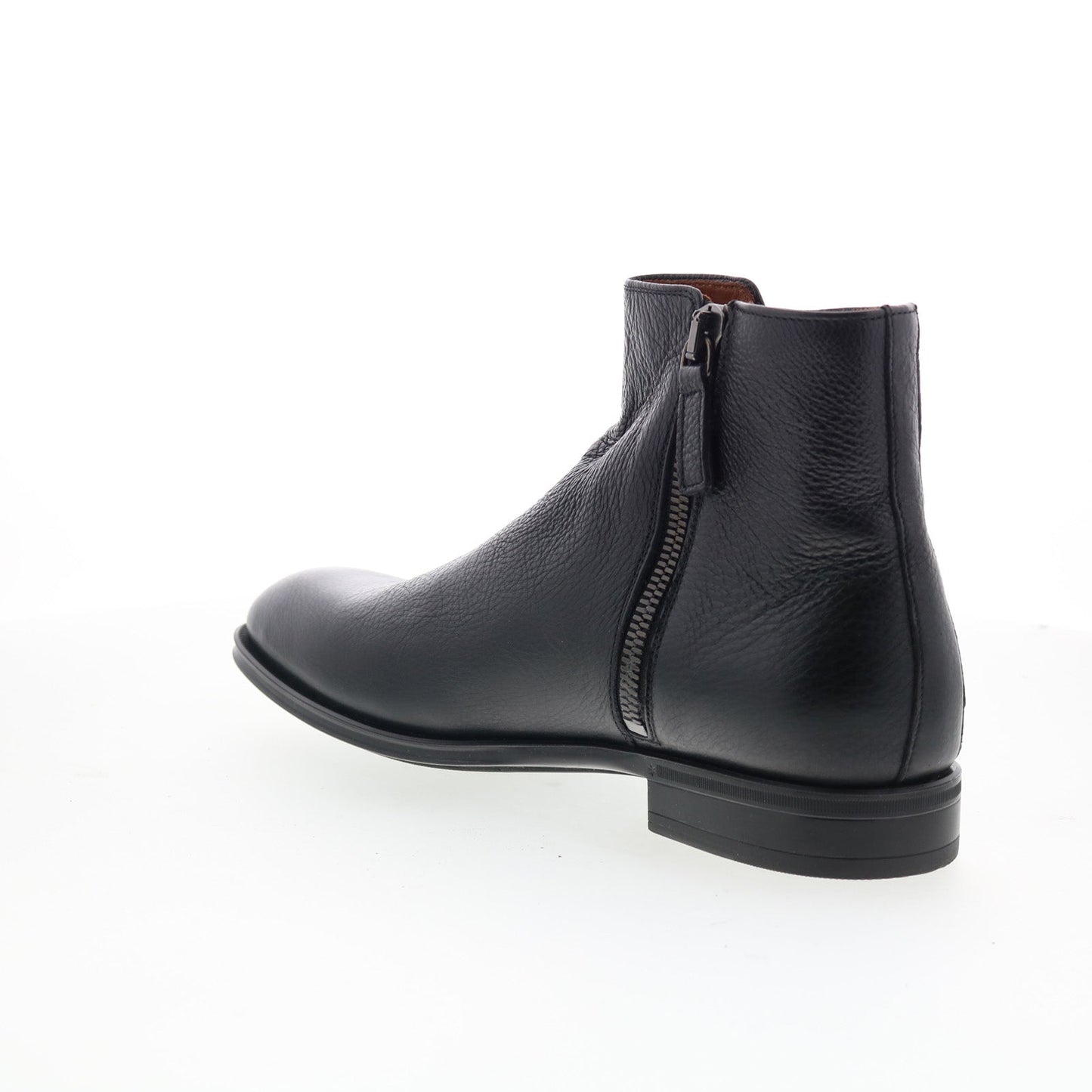 Aquatalia Daniel Waterproof M074201 Mens Black Leather Casual Dress Boots