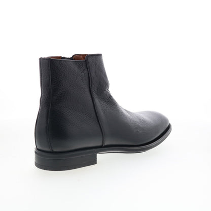 Aquatalia Daniel Waterproof M074201 Mens Black Leather Casual Dress Boots