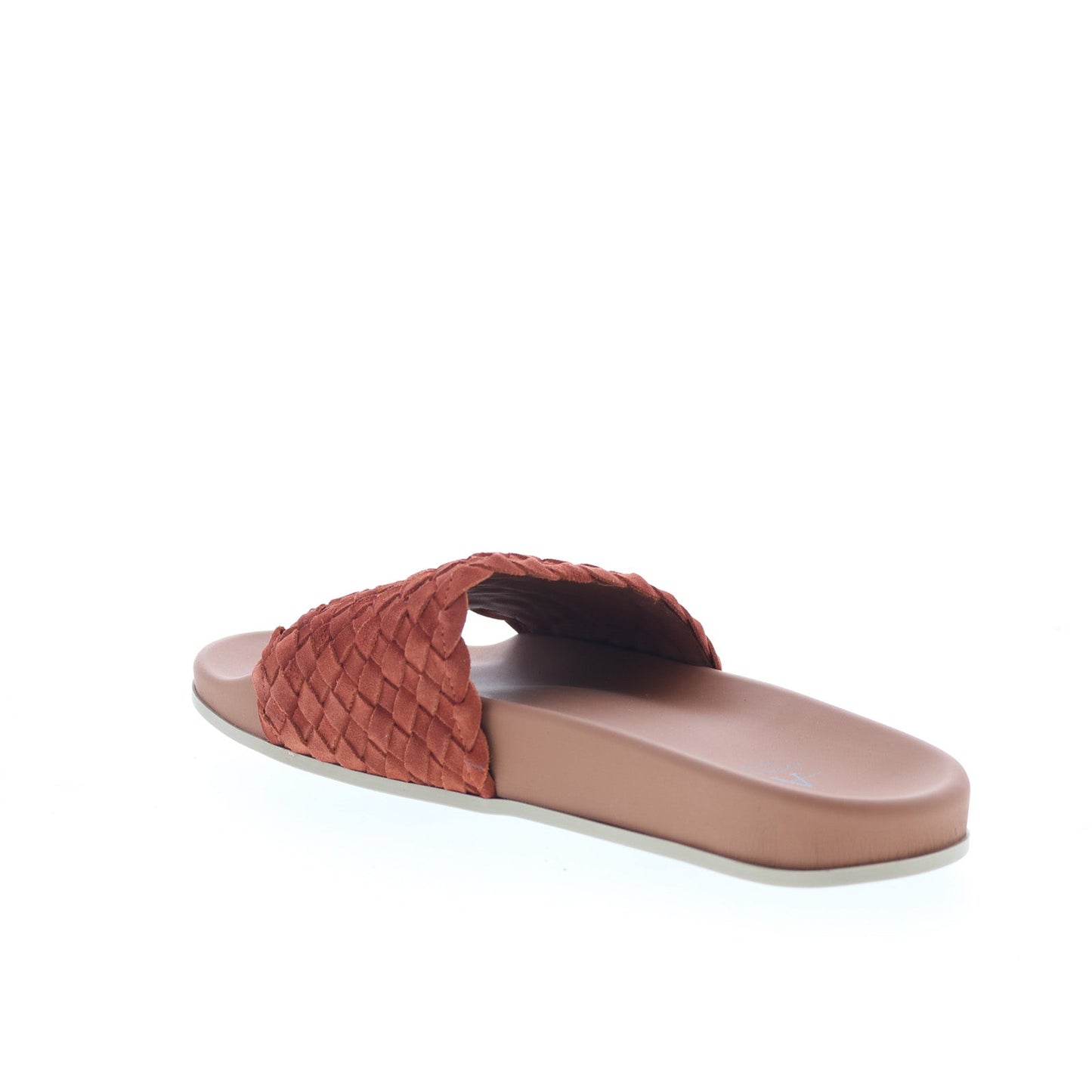 Aquatalia Samuele Waterproof M083605 Mens Brown Suede Sandals Slides Shoes