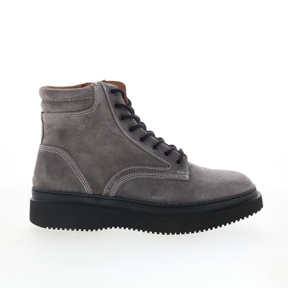 Aquatalia Dante Waterproof M102279 Mens Gray Suede Casual Dress Boots