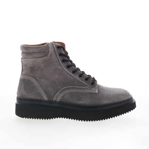 Aquatalia Dante Waterproof M102279 Mens Gray Suede Casual Dress Boots