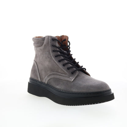 Aquatalia Dante Waterproof M102279 Mens Gray Suede Casual Dress Boots