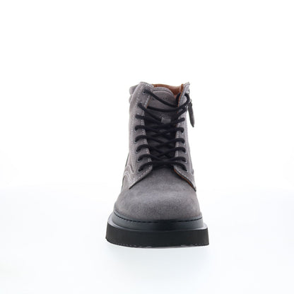 Aquatalia Dante Waterproof M102279 Mens Gray Suede Casual Dress Boots