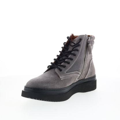 Aquatalia Dante Waterproof M102279 Mens Gray Suede Casual Dress Boots