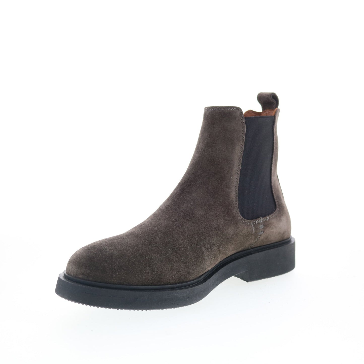 Aquatalia Pietro Waterproof M102829 Mens Gray Suede Slip On Chelsea Boots
