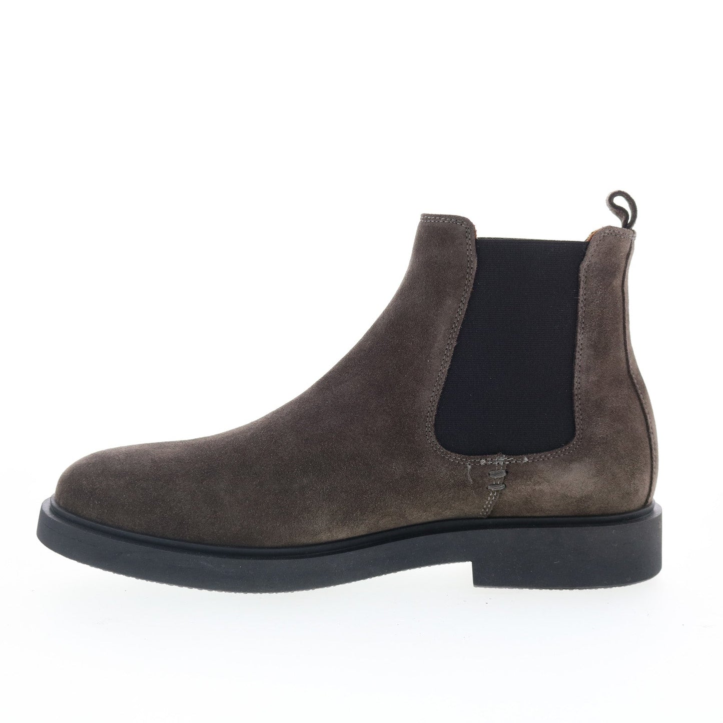Aquatalia Pietro Waterproof M102829 Mens Gray Suede Slip On Chelsea Boots