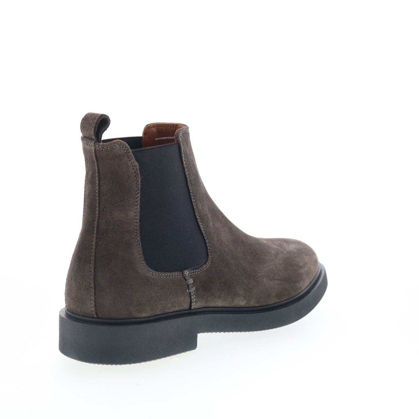 Aquatalia Pietro Waterproof M102829 Mens Gray Suede Slip On Chelsea Boots