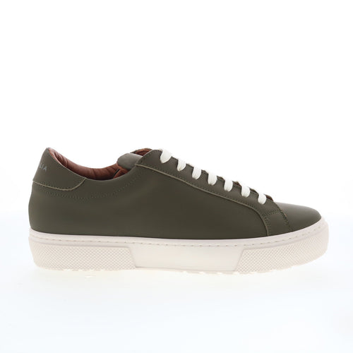 Aquatalia Vic Waterproof M103183 Mens Green Nubuck Lifestyle Sneakers Shoes
