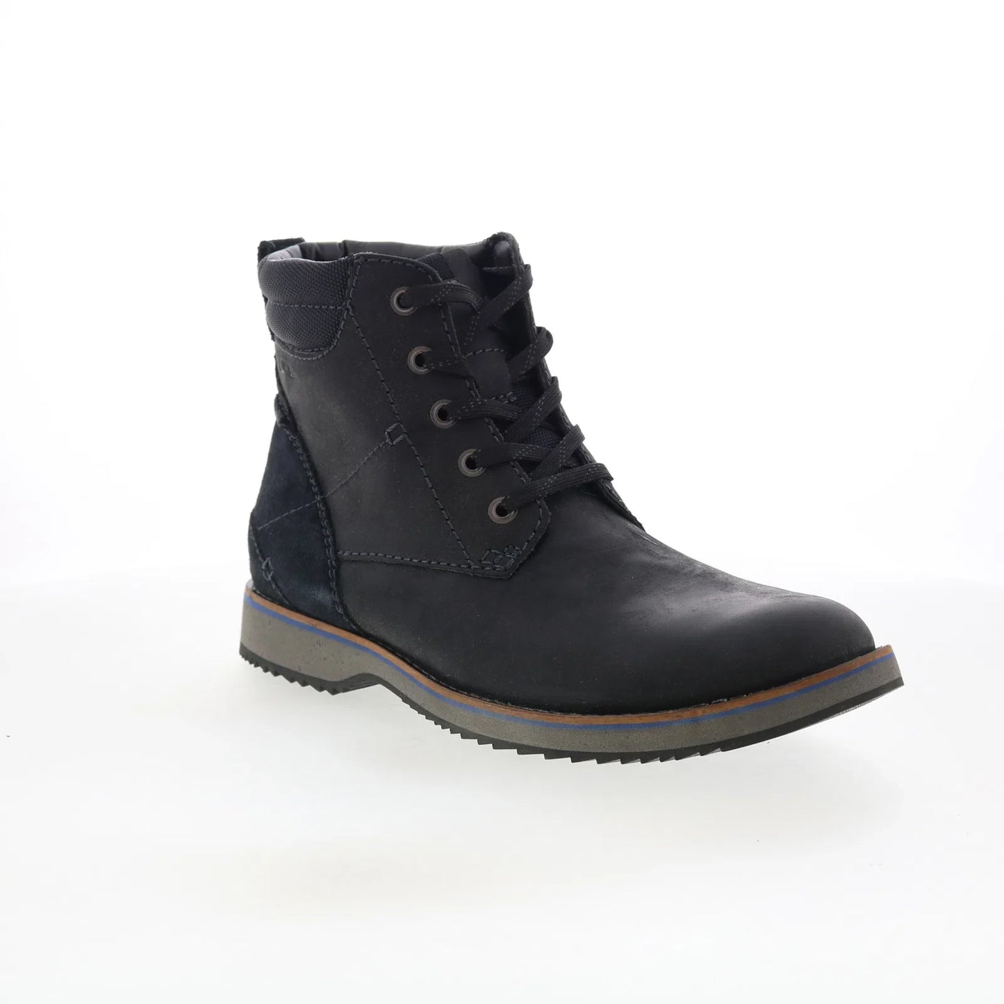 Clarks Mahale HI 26102614 Mens Black Leather Casual Dress Boots