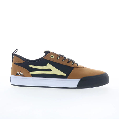 Lakai Manchester Elite Mens Brown Leather Skate Inspired Sneakers Shoes