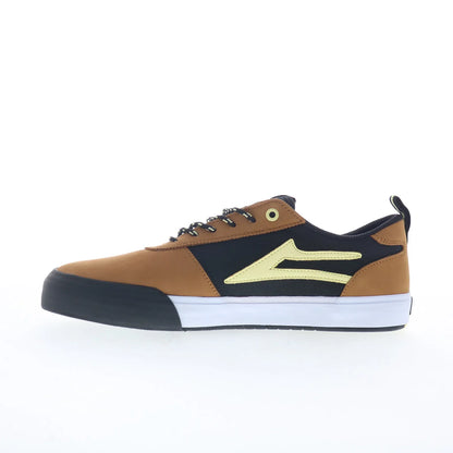 Lakai Manchester Elite Mens Brown Leather Skate Inspired Sneakers Shoes