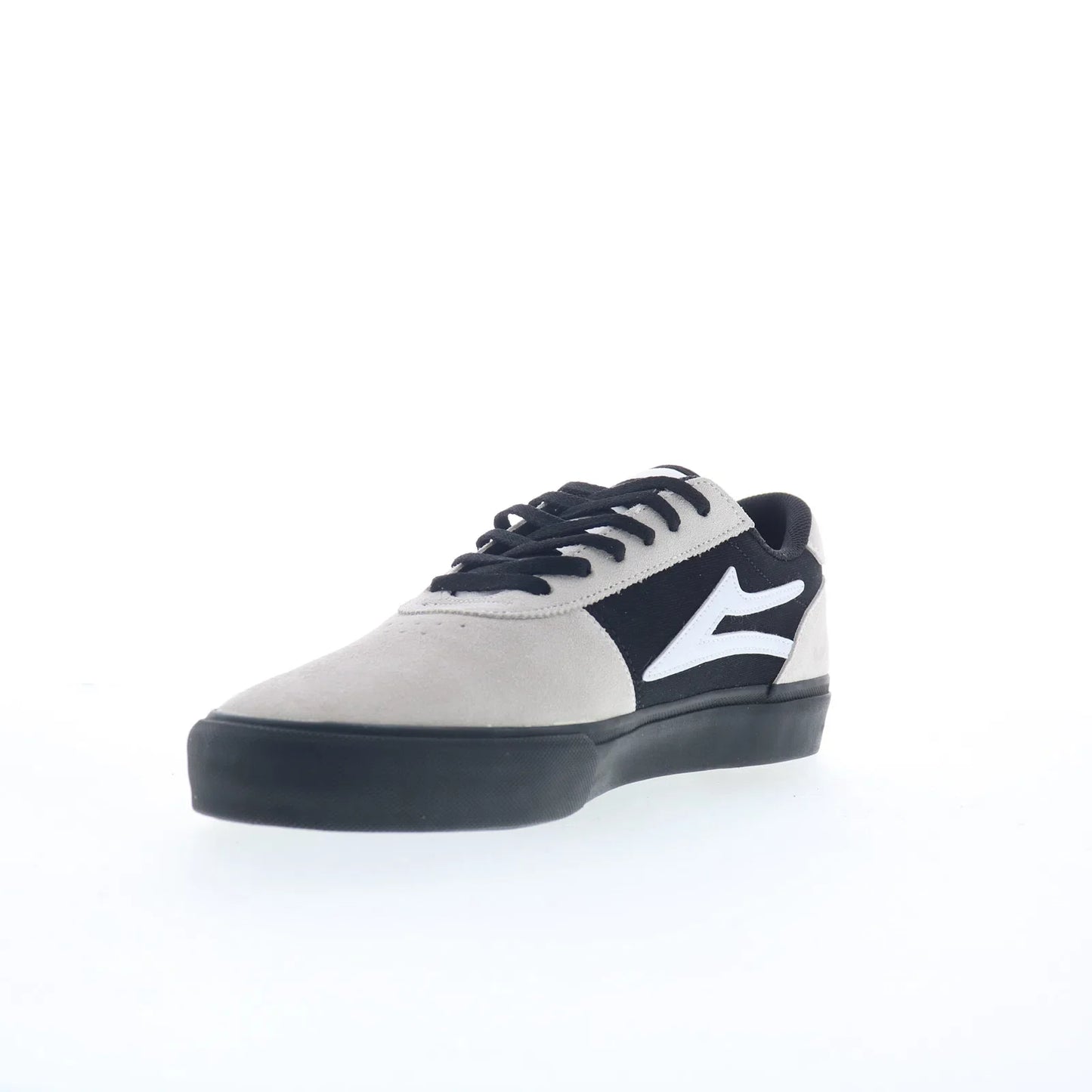 Lakai Manchester Mens White Suede Lace Up Skate Inspired Sneakers Shoes