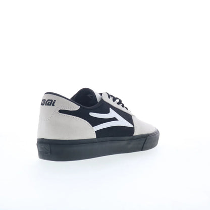Lakai Manchester Mens White Suede Lace Up Skate Inspired Sneakers Shoes