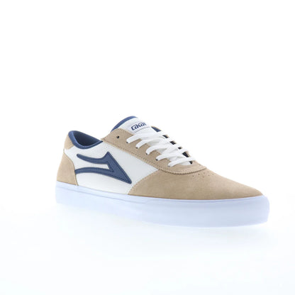 Lakai Manchester Mens Beige Suede Lace Up Skate Inspired Sneakers Shoes