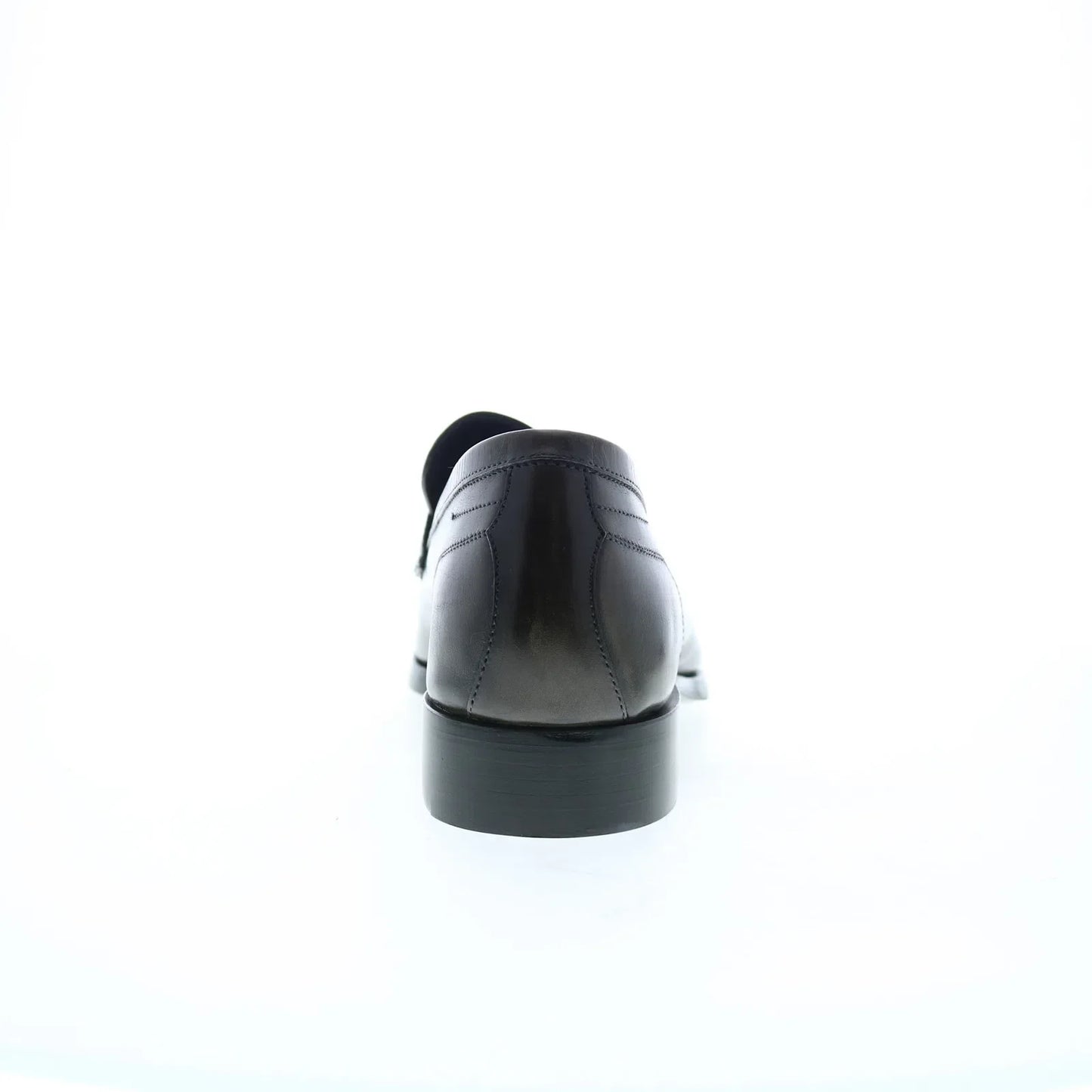 Di Bianco Manzoni Sella Mens Gray Leather Loafers & Slip Ons Penny Shoes