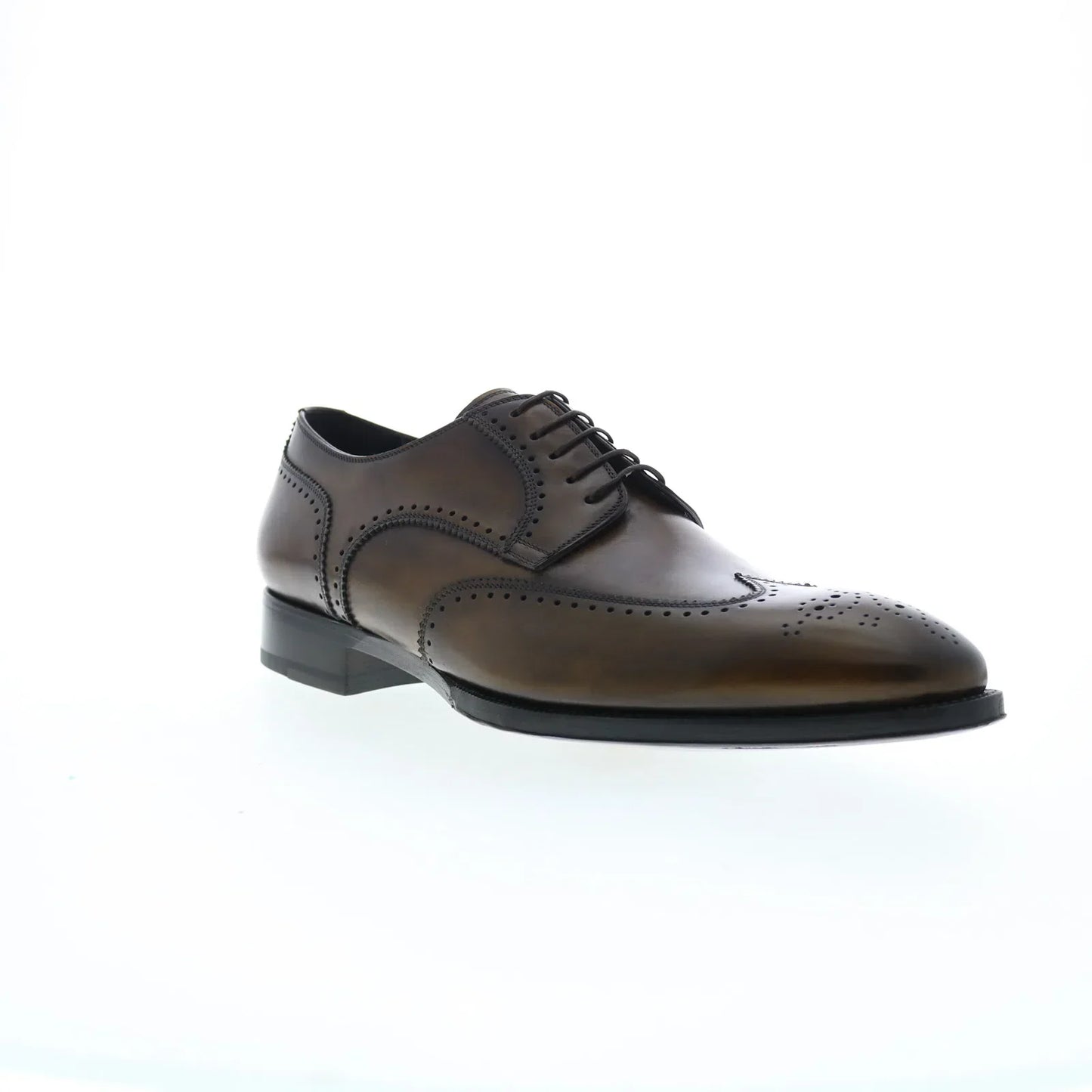Di Bianco SBP942 Mens Brown Oxfords & Lace Ups Wingtip & Brogue Shoes