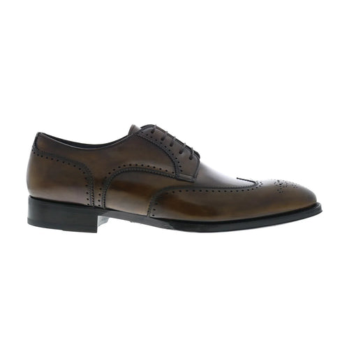Di Bianco SBP942 Mens Brown Oxfords & Lace Ups Wingtip & Brogue Shoes