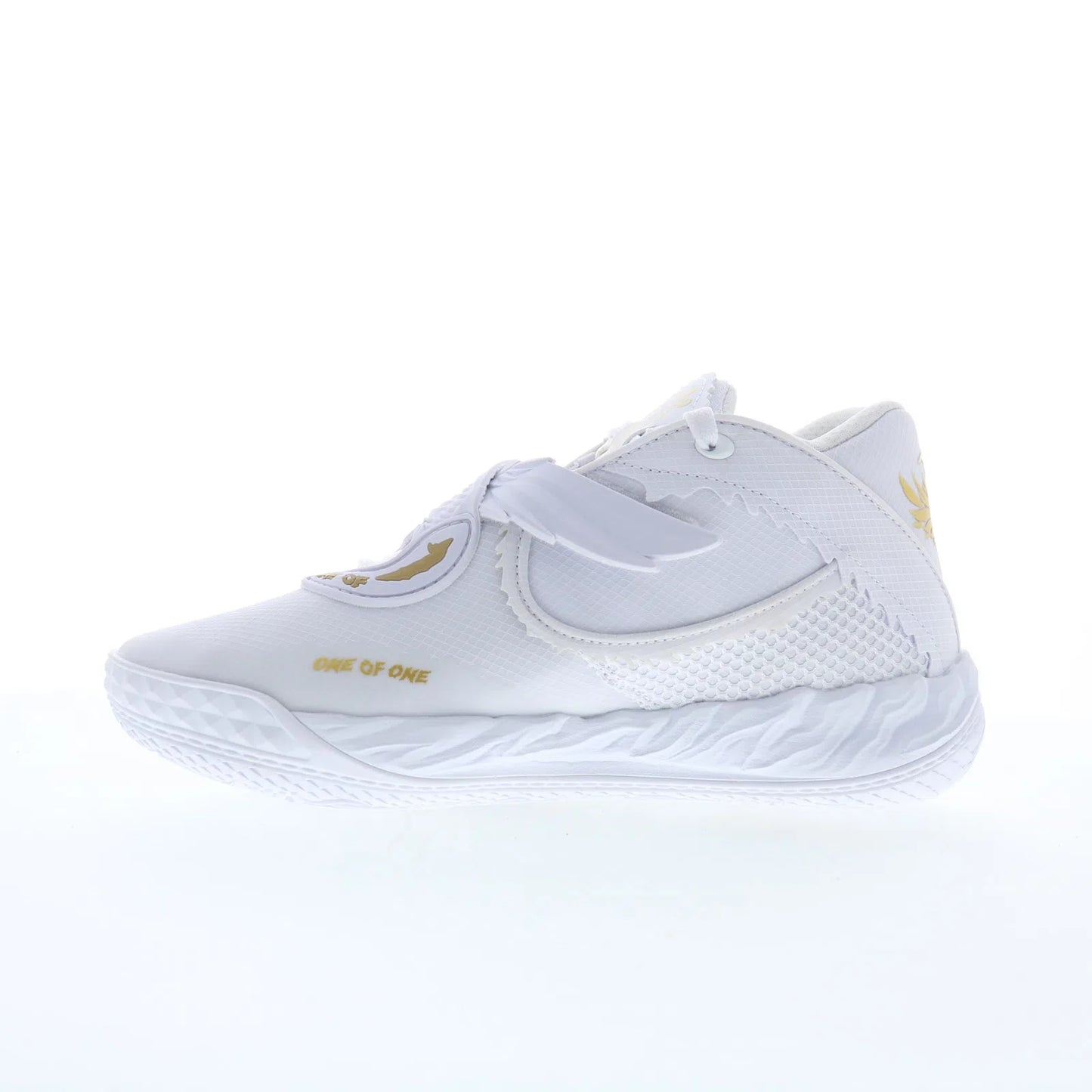 Puma MB.05 Mist 31279401 Mens White Mesh Athletic Baseball Shoes