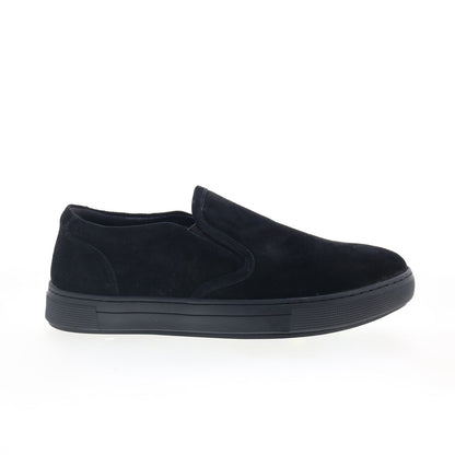 Propet Kip MCX074SBLK Mens Black Extra Wide Suede Lifestyle Sneakers Shoes