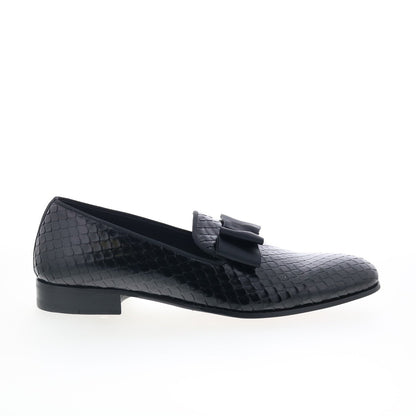 Mezlan Mez60 Mens Black Leather Loafers & Slip Ons Casual Shoes