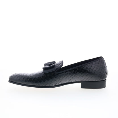 Mezlan Mez60 Mens Black Leather Loafers & Slip Ons Casual Shoes