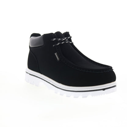 Lugz Fringe MFRGD-060 Mens Black Synthetic Lace Up Ankle Boots