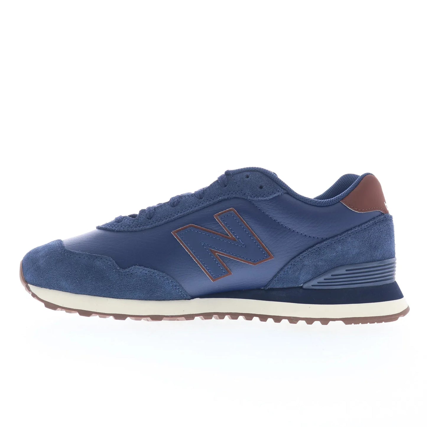 New Balance 515 ML515ADG Mens Gray Leather Lace Up Lifestyle Sneakers Shoes