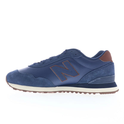 New Balance 515 ML515ADG Mens Gray Leather Lace Up Lifestyle Sneakers Shoes