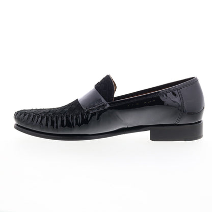 Robert Zur Monaco Penny Tuxedo Mens Black Loafers & Slip Ons Penny Shoes