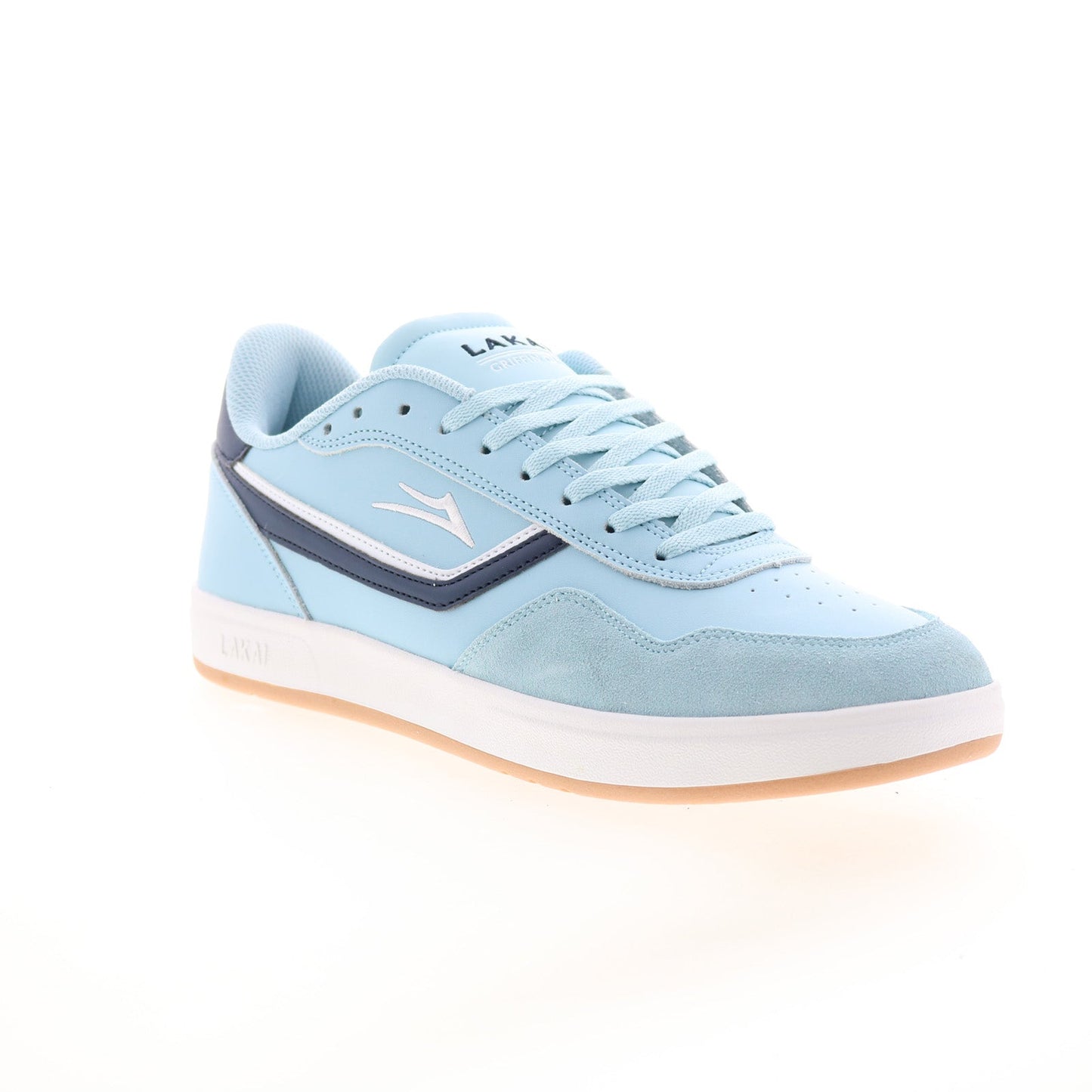 Lakai Terrace MS1240130B00 Mens Blue Suede Skate Inspired Sneakers Shoes