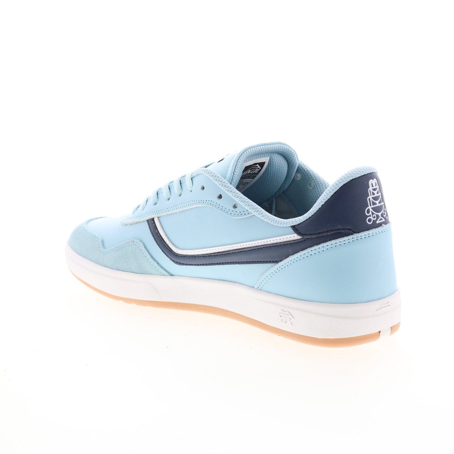 Lakai Terrace MS1240130B00 Mens Blue Suede Skate Inspired Sneakers Shoes