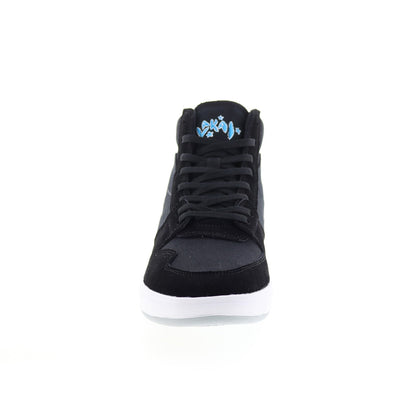 Lakai Villa MS4230140B00 Mens Black Suede Skate Inspired Sneakers Shoes