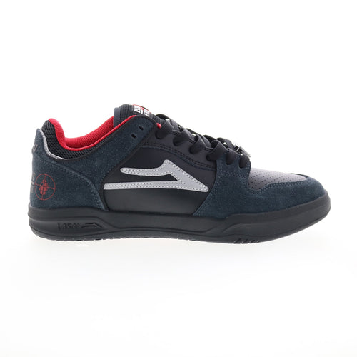 Lakai Telford Low Public Enemy Mens Black Skate Inspired Sneakers Shoes