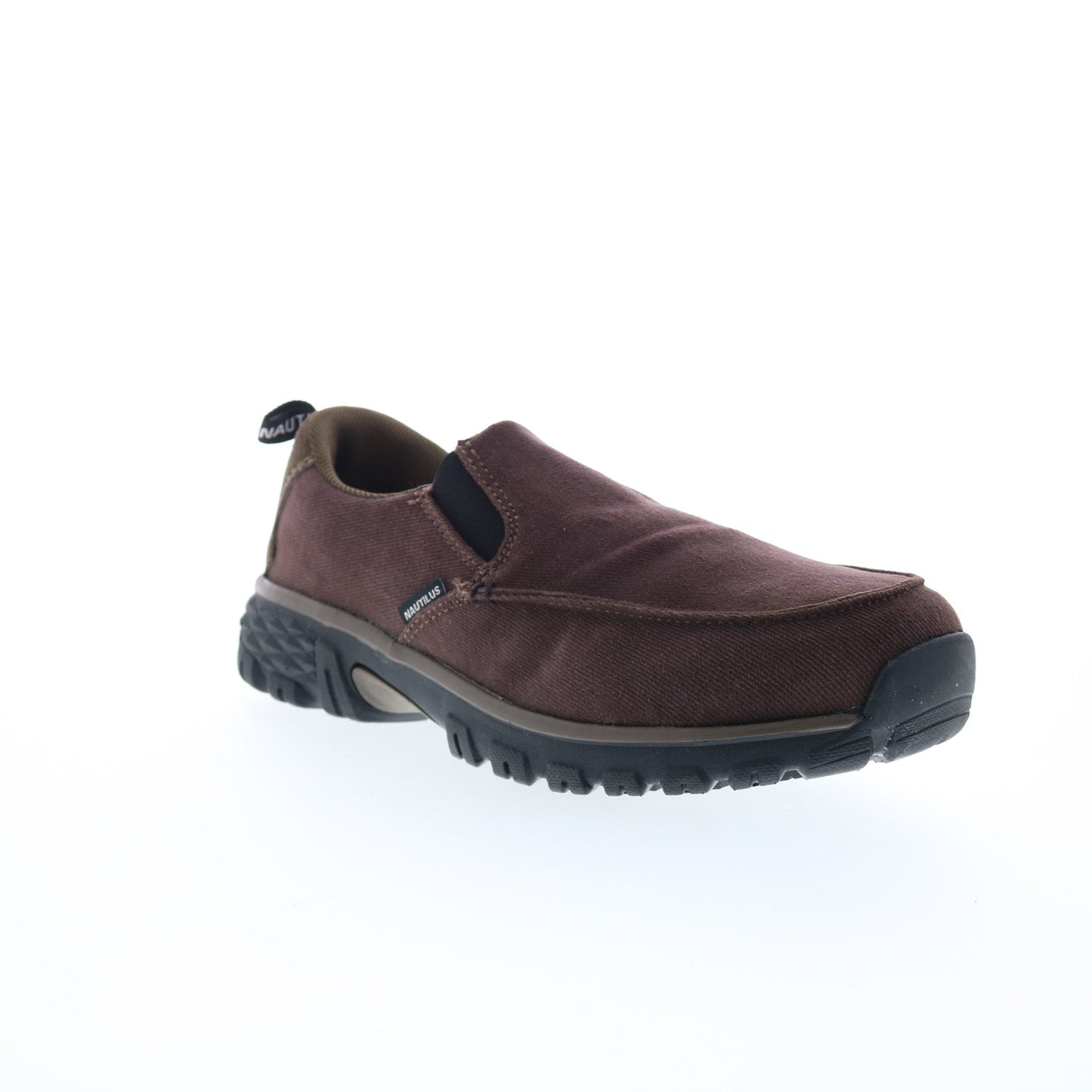 Nautilus Breeze Slip-On Alloy Toe Electrical Hazard Mens Brown Work & Safety Shoes