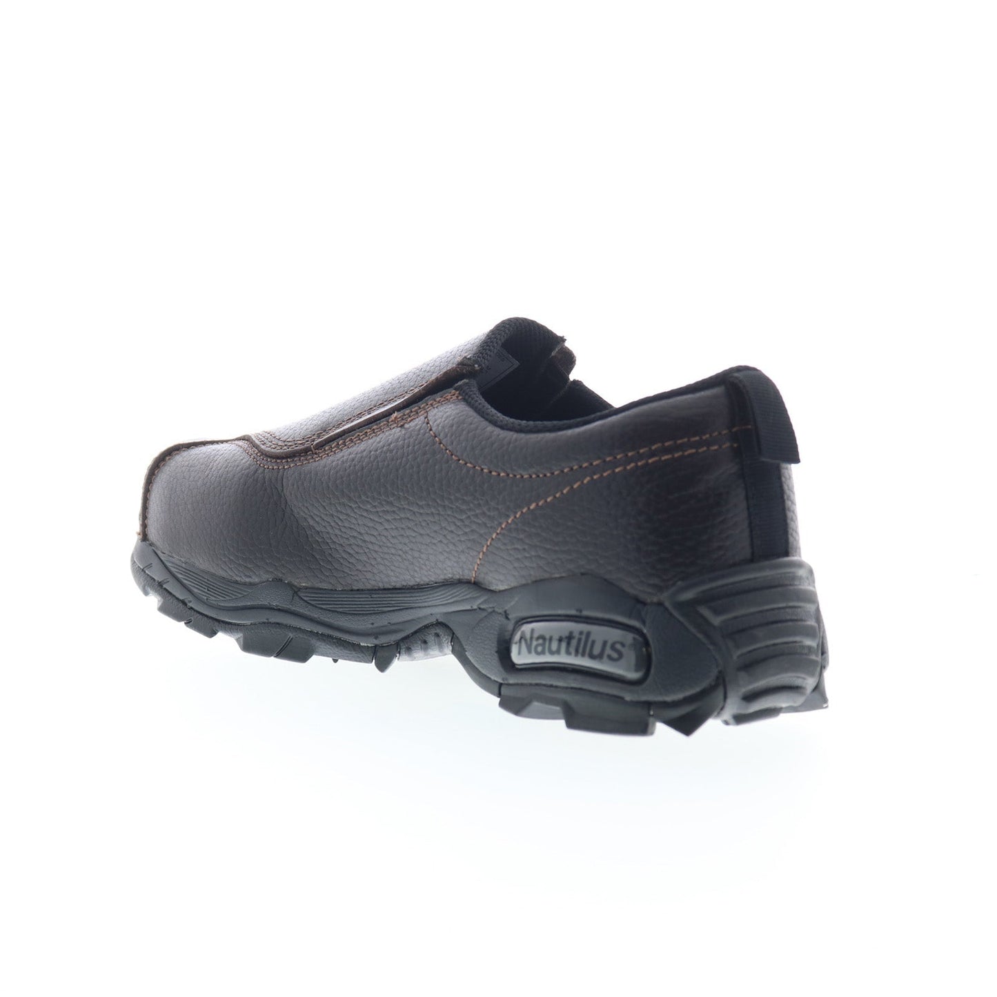 Nautilus Slip-On Steel Toe N1620 Mens Brown Wide Work & Safety Shoes