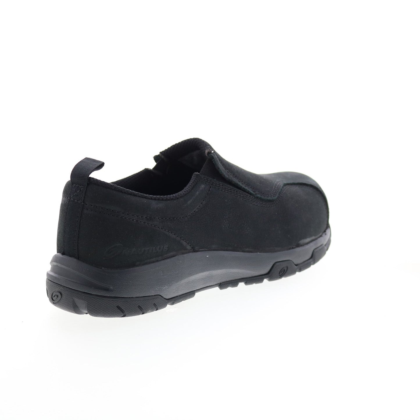 Nautilus Slip-On Composite Toe ESD Mens Black Work & Safety Shoes