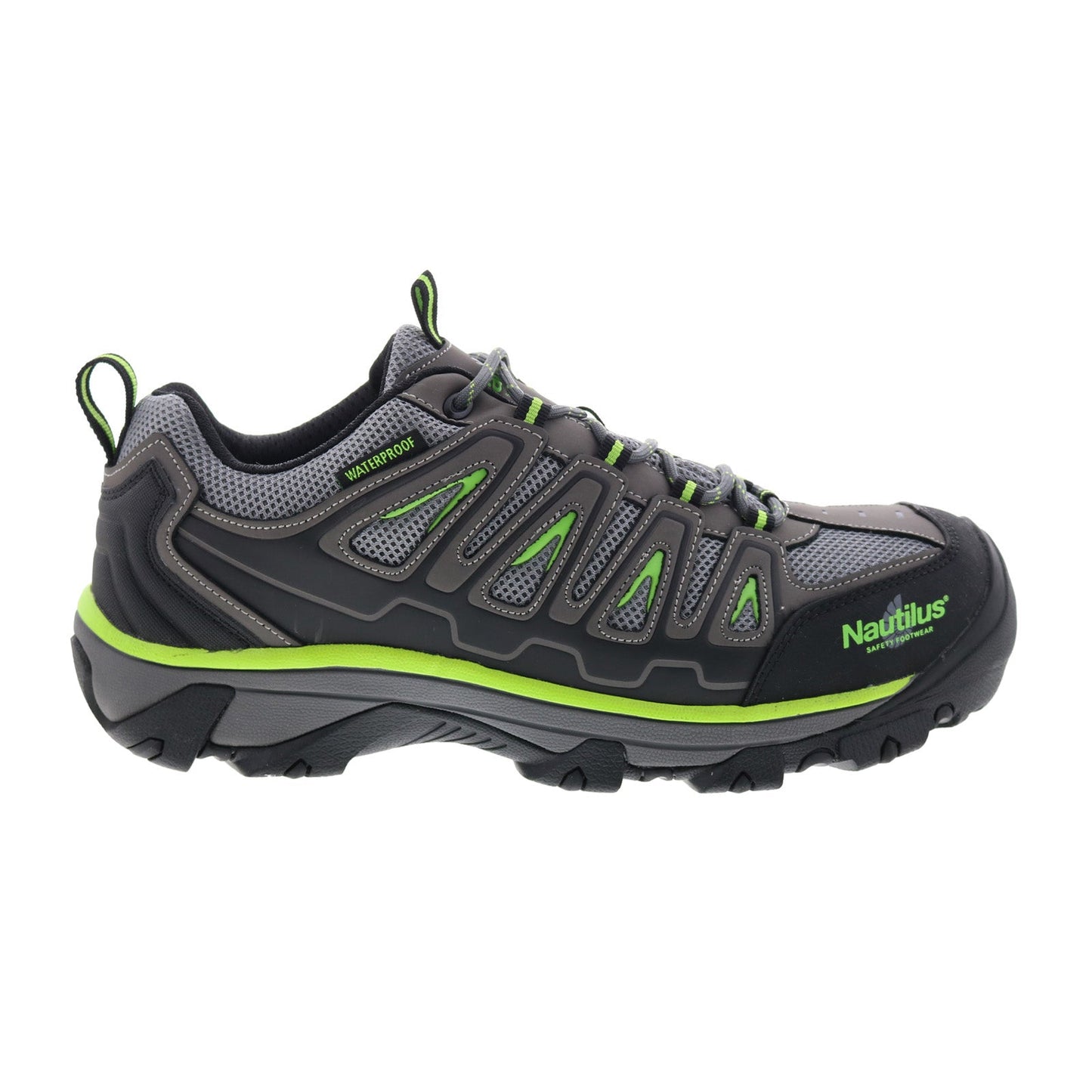 Nautilus Steel Toe Electric Hazard N2208 Mens Gray Wide Athletic Work Shoes