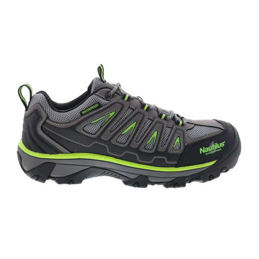 Nautilus Steel Toe Electric Hazard N2208 Mens Gray Wide Athletic Work Shoes
